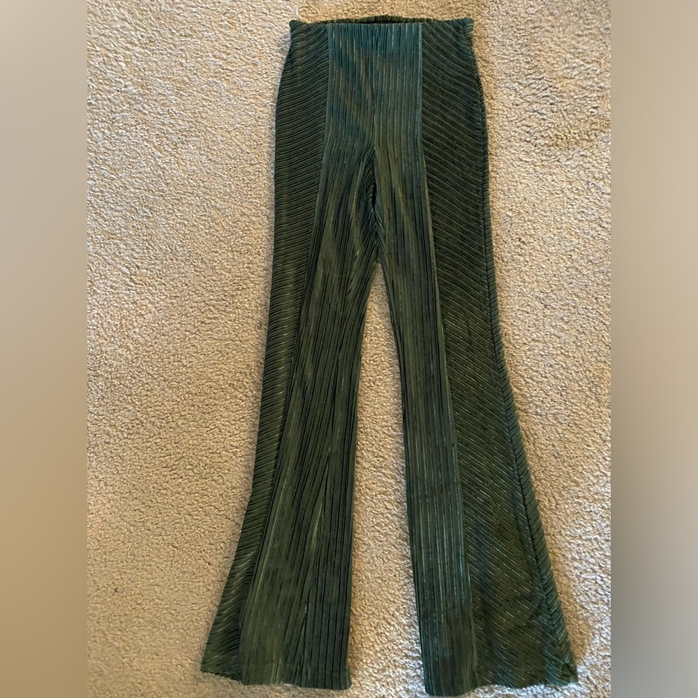 Velour Flare Free People Elastic Waist Pant